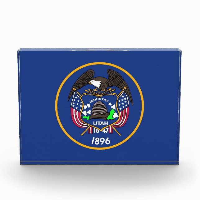 Award with flag of Utah, U.S.A. (Front)