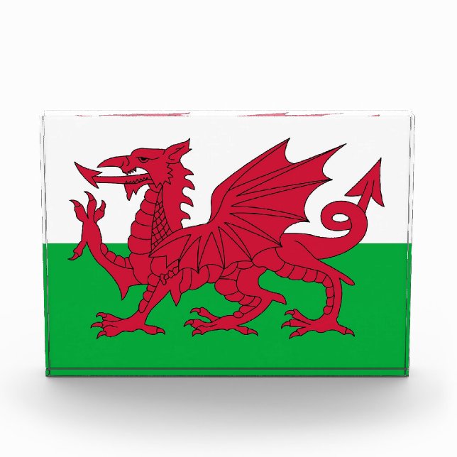 Award with flag of Wales (Front)