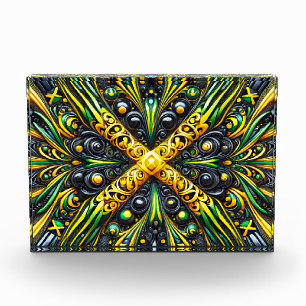 Award with Jamaican Colors Design