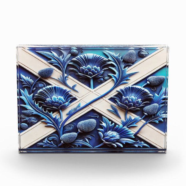 Award with Scottish Thistles Design (Front)