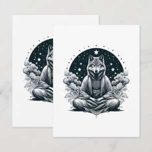 Aware Wolf Enclosure Card