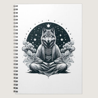 Aware Wolf Notebook