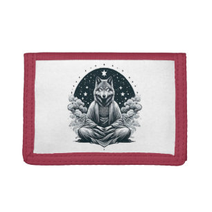 Aware Wolf Tri-fold Wallet