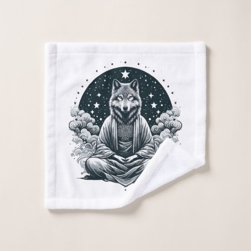 Aware Wolf Wash Cloth
