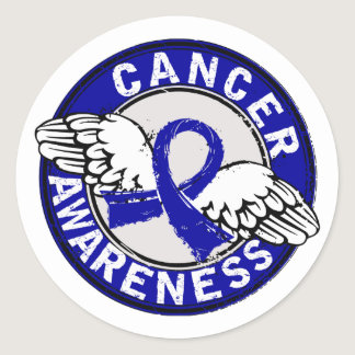Awareness 14 Colon Cancer Classic Round Sticker