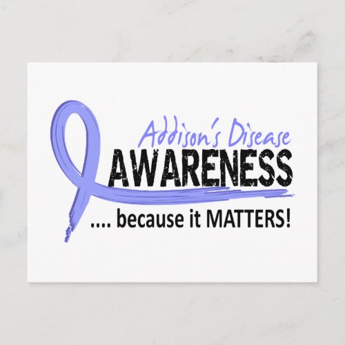 Awareness 2 Addisons Disease Postcard