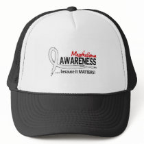 Awareness 2 Mesothelioma Trucker Hat