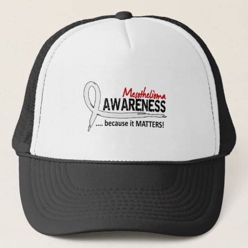 Awareness 2 Mesothelioma Trucker Hat