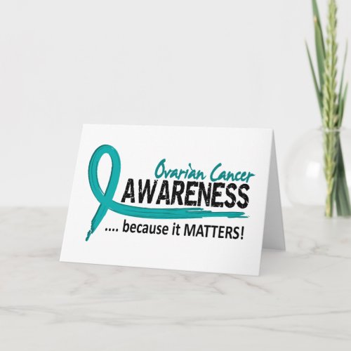 Awareness 2 Ovarian Cancer Card