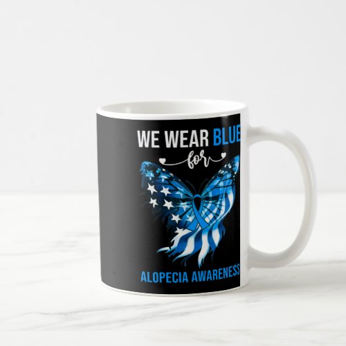 Awareness 4th July Blue Butterfly  Coffee Mug