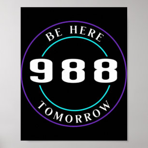 Awareness 988 Suicide Prevention Poster