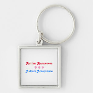 Awareness Acceptance stars Keychain