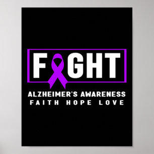 Awareness - Alzheimer Fight Heimer’s Awareness Poster