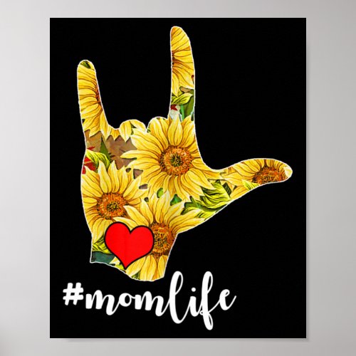 Awareness Asl Sign Language Sunflower I Love You M