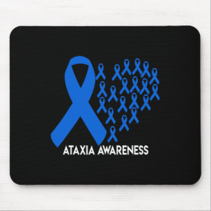 Awareness Blue Ribbon Gift Mouse Pad
