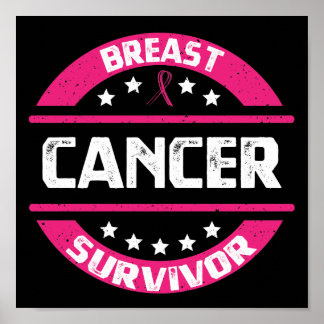 Awareness Breast Cancer Survivor Poster