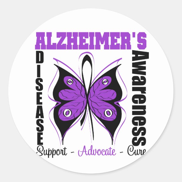 Personalized Alzheimers Disease Butterfly Gifts on Zazzle