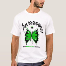 AWARENESS Butterfly Bile Duct Cancer T-Shirt
