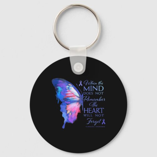 Awareness Butterfly  Keychain