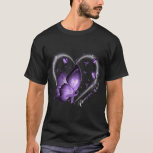 Awareness Day Warrior Survivor Butterfly Heart T-Shirt
