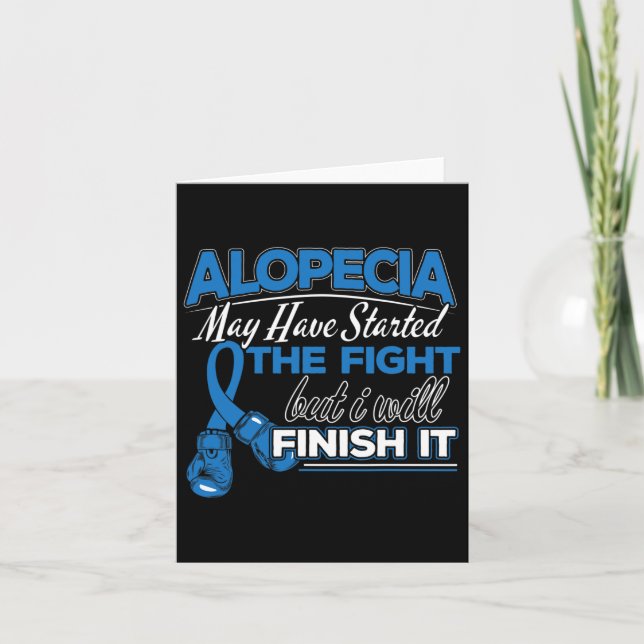Awareness Design For A Alopecia Supporter 1  Card (Front)