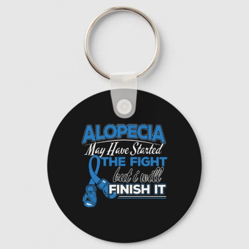 Awareness Design For A Alopecia Supporter 1  Keychain