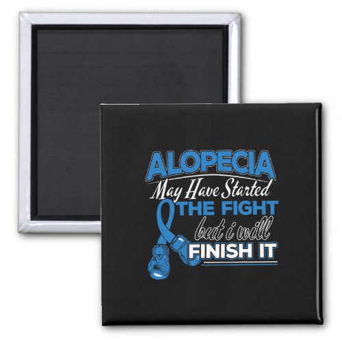 Awareness Design For A Alopecia Supporter 1  Magnet