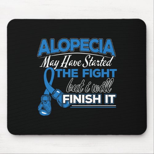 Awareness Design For A Alopecia Supporter 1  Mouse Pad