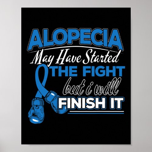 Awareness Design For A Alopecia Supporter 1  Poster