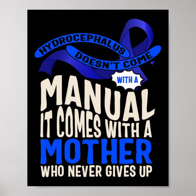 Awareness Doesn't Come With A Manual Hydroceph 2  Poster (Front)