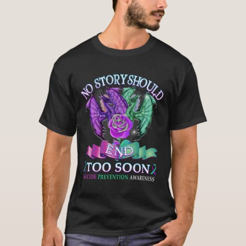 Awareness Dragon No Story Should End Too Soon  T_Shirt