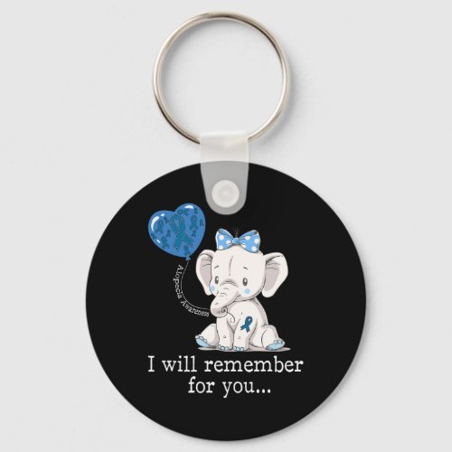 Awareness Elephant 1  Keychain