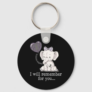 Awareness Elephant  Keychain