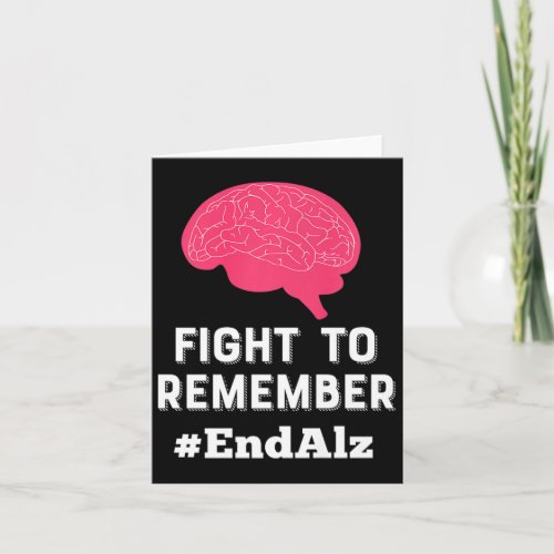 Awareness end Dementia Tees  Card