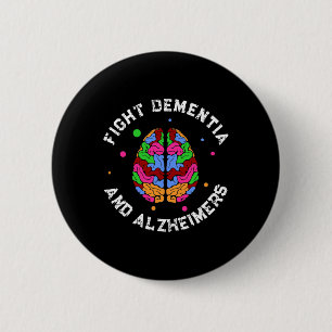 Awareness End Fight Dementia Heimers  Button