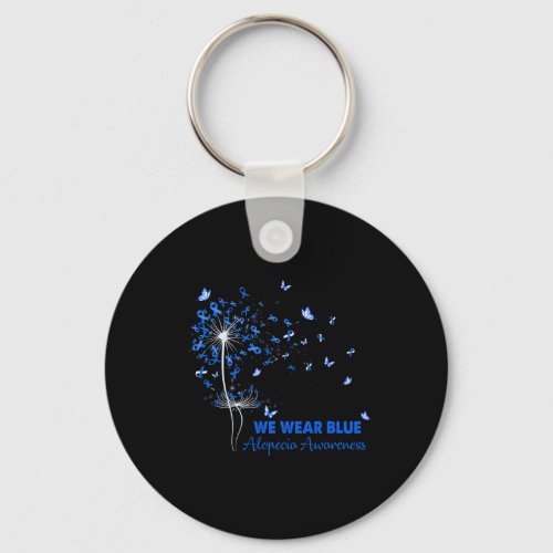 Awareness Faith Hope Love Dandelion  Keychain