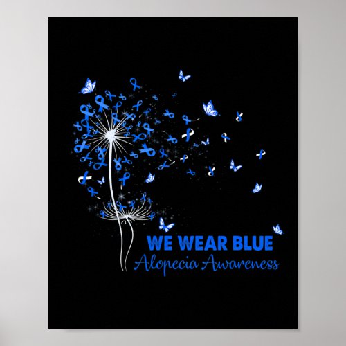 Awareness Faith Hope Love Dandelion  Poster