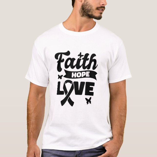 Awareness Faith Hope T-Shirt (Front)