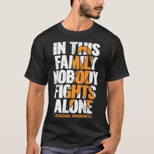 Awareness Family Support Leukemia Awareness 2  T_Shirt