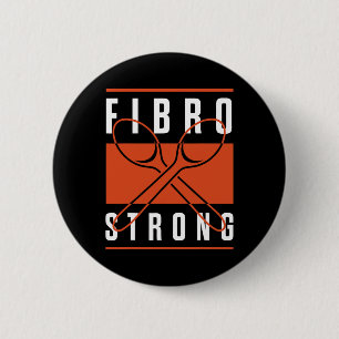 Awareness Fibro Strong Graphic Spoons Button