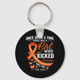 Awareness Fight Cancer Ribbon  Keychain
