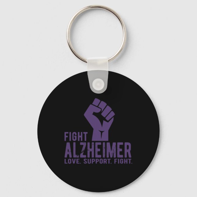 Awareness For Men Love Support Fight  Keychain (Front)