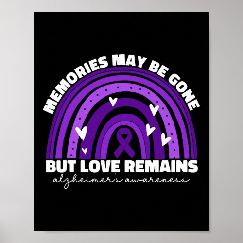 Awareness For Men Women Heimer Memories  Poster