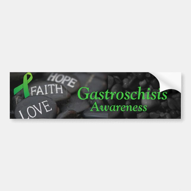 "Awareness" Gastroschisis Bumper Sticker (Front)