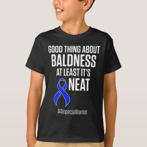 Awareness Hair Loss Warrior Baldness Neat Survivor T_Shirt