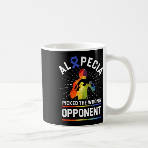 Awareness Hair Loss Warrior Beat Survivor  Coffee Mug