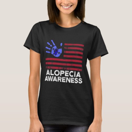 Awareness Hair Loss Warrior Coping Survivor  T_Shirt