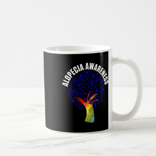 Awareness Hair Loss Warrior Fighting Survivor 1  Coffee Mug