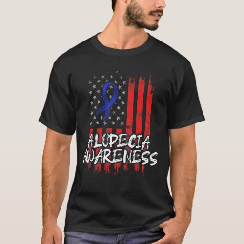 Awareness Hair Loss Warrior Healthy Survivor  T_Shirt