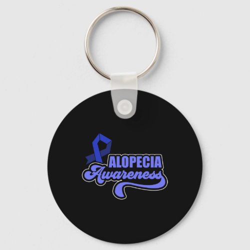 Awareness Hair Loss Warrior Illness Survivor  Keychain